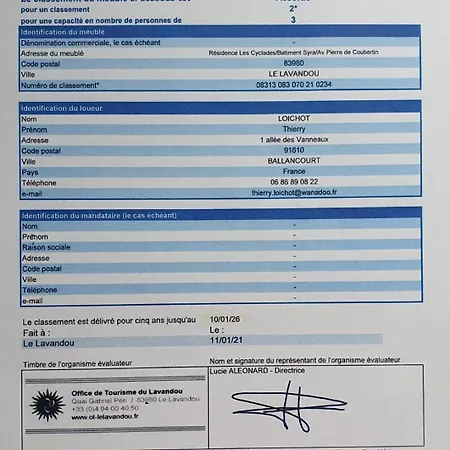 Plein Sud Les Cyclades Apartment *